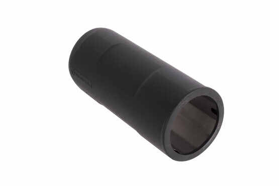 Magpul 5.5in Suppressor cover mounts to most 1.5in diameter suppressors to protect shooters hands without trapping heat - black